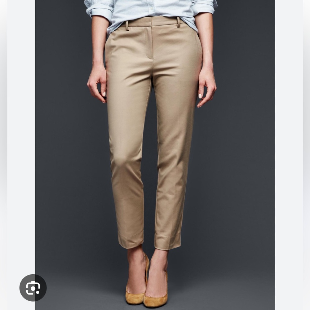 Gap Bronze/Gold Cropped Pants Size 10
